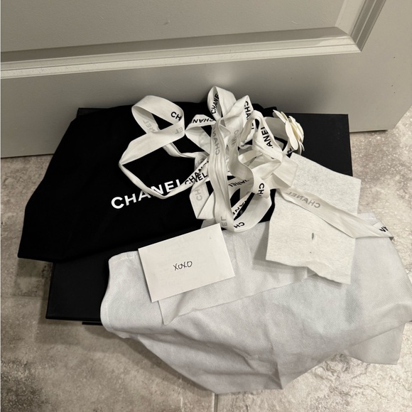 Chanel Beige Shiny Crinkled Quilted Leather Mini Shopping Bag NEW - Picture 15 of 16